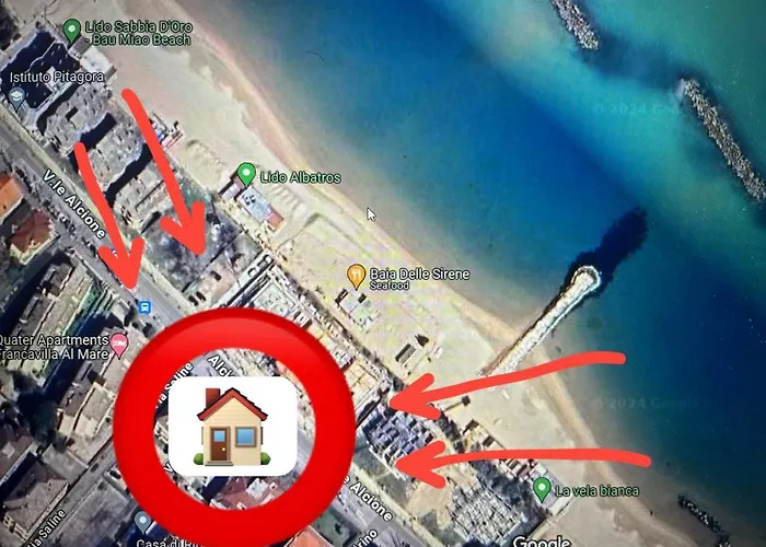 Appartamento Grande Terrazza Con Vista Mare Parziale Francavilla Al Mare